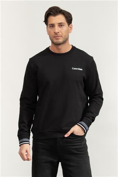 Calvin Klein Sweat Top Pullover Erkek Bisiklet Yaka Sweatshirt