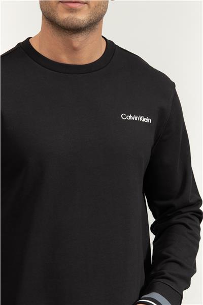 Calvin Klein Sweat Top Pullover Erkek Bisiklet Yaka Sweatshirt