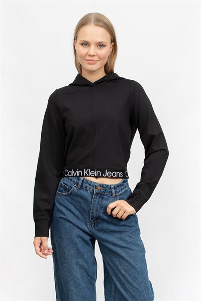 Calvin Klein Tape Milano Hoodie Kadın Kapüşonlu Sweatshirt