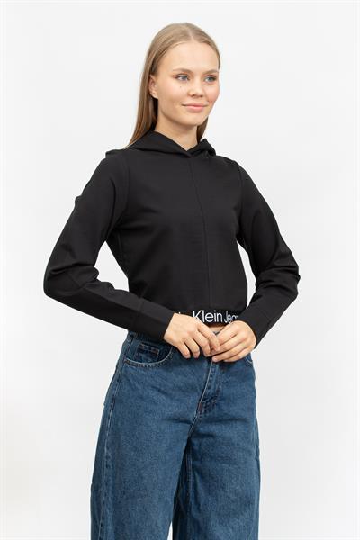 Calvin Klein Tape Milano Hoodie Kadın Kapüşonlu Sweatshirt