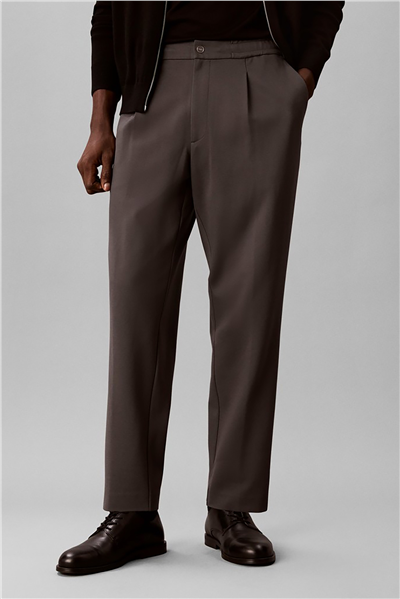 Calvin Klein Tapered Tech Knit Pleated Pant Erkek Pantolon