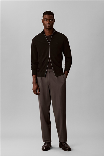Calvin Klein Tapered Tech Knit Pleated Pant Erkek Pantolon