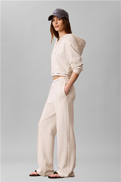 Calvin Klein Terry Logo Waistband Track Pant Kadın Eşofman Altı Gri