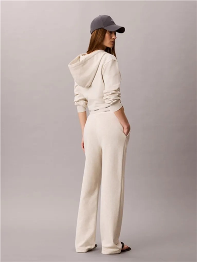 Calvin Klein Terry Logo Waistband Track Pant Kadın Eşofman Altı Gri