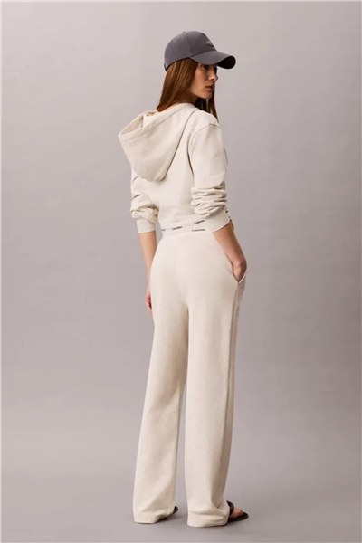 Calvin Klein Terry Logo Waistband Track Pant Kadın Eşofman Altı Gri