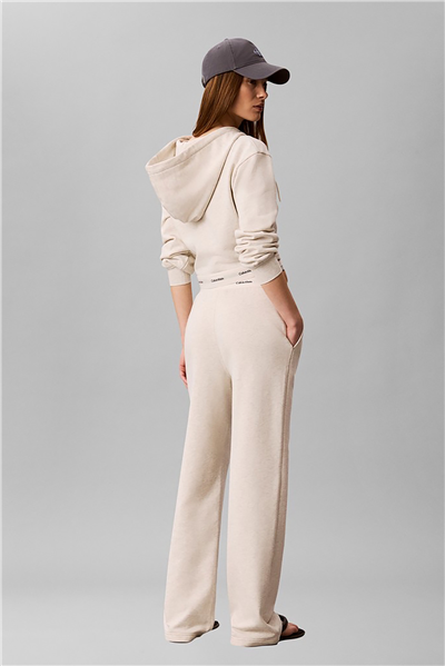 Calvin Klein Terry Logo Waistband Track Pant Kadın Eşofman Altı Gri