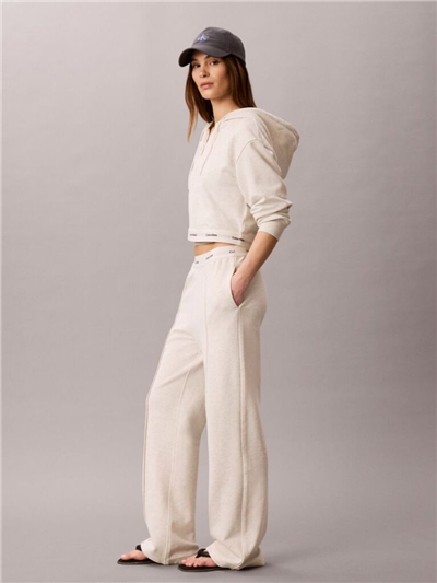 Calvin Klein Terry Logo Waistband Track Pant Kadın Eşofman Altı Gri