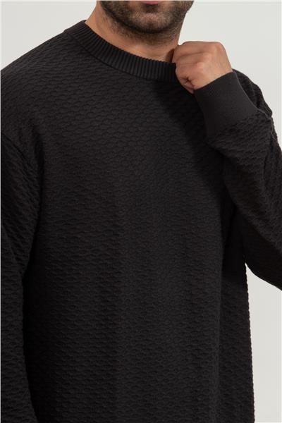 Calvin Klein Texture Crew Neck Erkek Triko