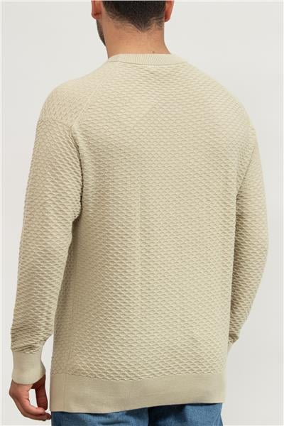 Calvin Klein Texture Crew Neck Erkek Triko