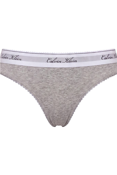 Calvin Klein Thong Kadın Külot Gri