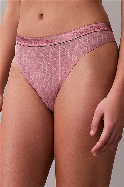Calvin Klein Thong Kadın Külot Pembe