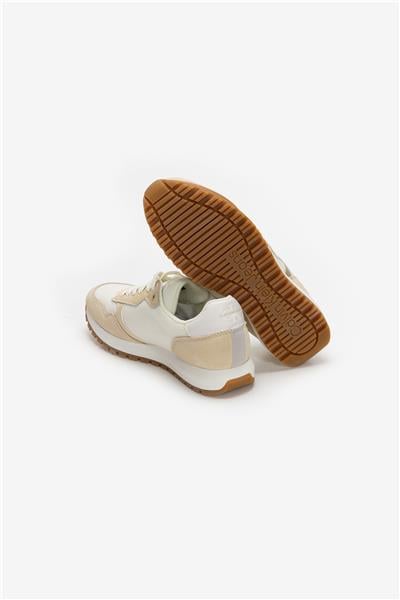 Calvin Klein Toothy Runner Bold Mono Erkek Sneaker Bej