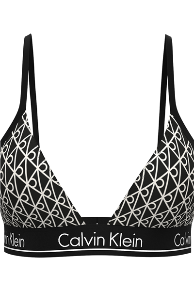 Calvin Klein Triangle Kadın Bikini Üstü Siyah