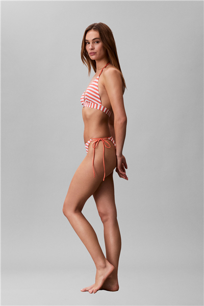 Calvin Klein Triangle Kadın Bikini Üstü Turuncu