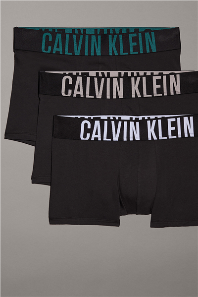 Calvin Klein Trunk 3Pk Erkek 3lü Boxer Siyah