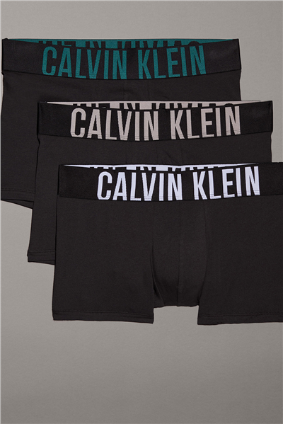 Calvin Klein Trunk 3Pk Erkek 3lü Boxer Siyah