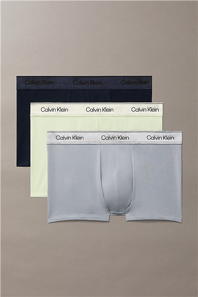 Calvin Klein Trunk 3Pk Erkek 3lü Boxer Yeşil