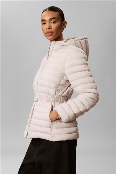 Calvin Klein Ulw Belted Puffer Jacket Kadın Şişme Mont