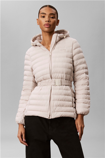 Calvin Klein Ulw Belted Puffer Jacket Kadın Şişme Mont