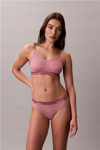 Calvin Klein Unlined Bralette Kadın Sütyen Pembe
