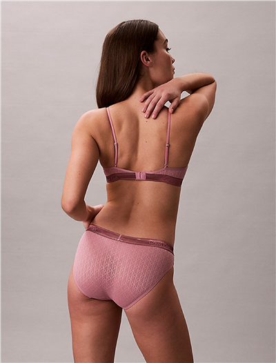 Calvin Klein Unlined Bralette Kadın Sütyen Pembe