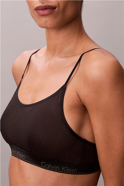 Calvin Klein Unlined Bralette Kadın Sütyen Siyah