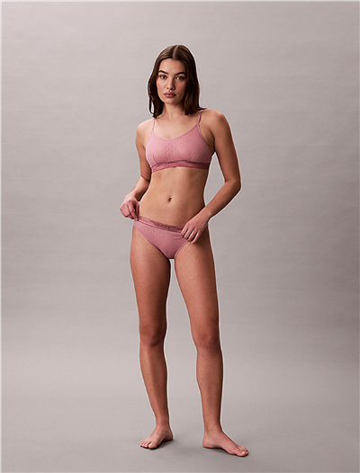 Calvin Klein Unlined Bralette Kadın Sütyen Pembe