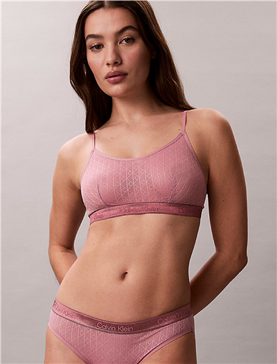 Calvin Klein Unlined Bralette Kadın Sütyen Pembe