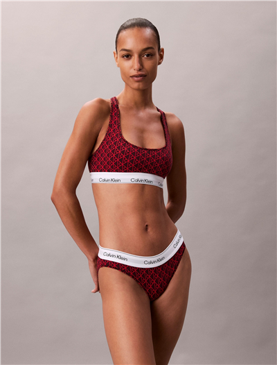 Calvin Klein Unlined Bralette Kadın Sütyen Mor