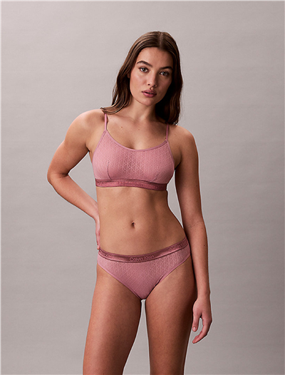 Calvin Klein Unlined Bralette Kadın Sütyen Pembe