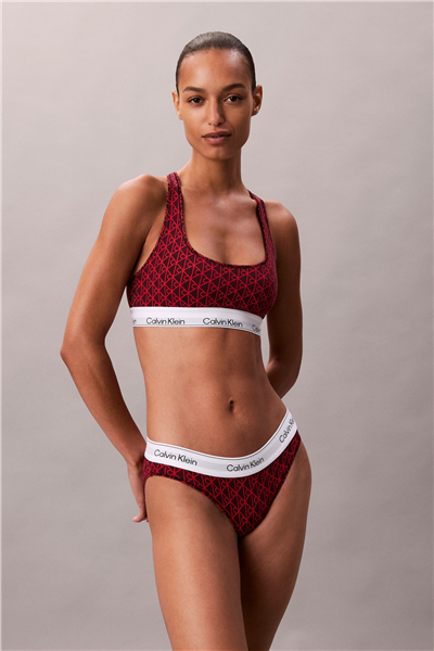 Calvin Klein Unlined Bralette Kadın Sütyen Mor