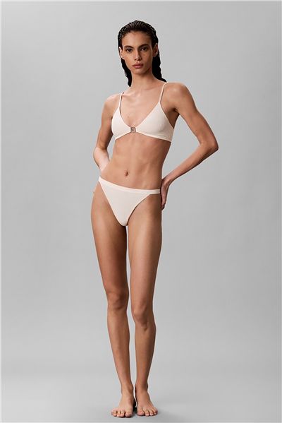 Calvin Klein Unlined Triangle Kadın Sütyen Beyaz