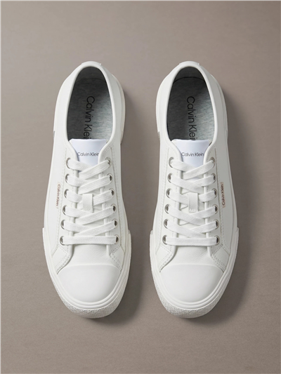 Calvin Klein Vulc Lace Up Low Lth Kadın Sneaker Beyaz