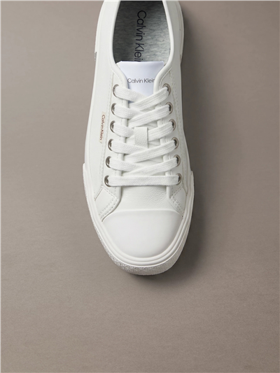 Calvin Klein Vulc Lace Up Low Lth Kadın Sneaker Beyaz