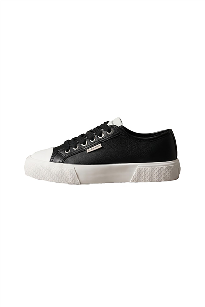 Calvin Klein Vulc Lace Up Low Lth Kadın Sneaker Siyah