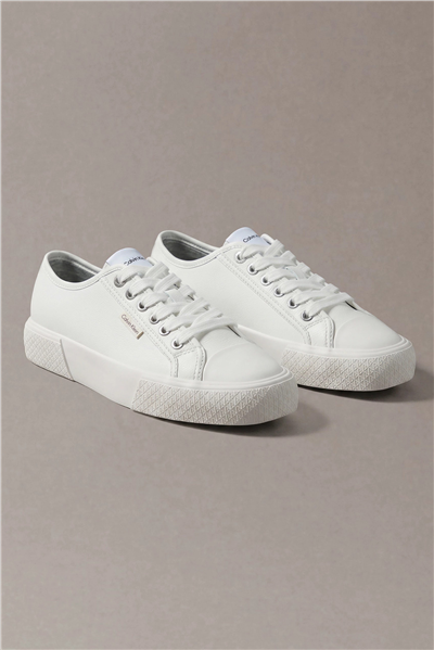 Calvin Klein Vulc Lace Up Low Lth Kadın Sneaker Beyaz