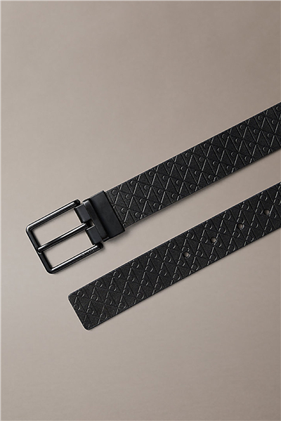 Calvin Klein Warmth Buckle Smooth 35Mm Adj/Re Erkek Kemer Siyah