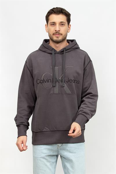 Calvin Klein Wash Monologo Erkek Kapüşonlu Sweatshirt