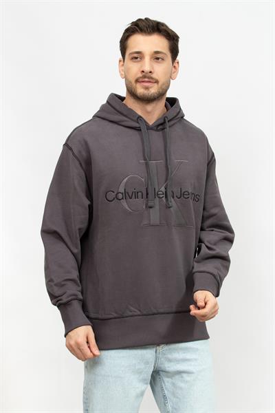 Calvin Klein Wash Monologo Erkek Kapüşonlu Sweatshirt