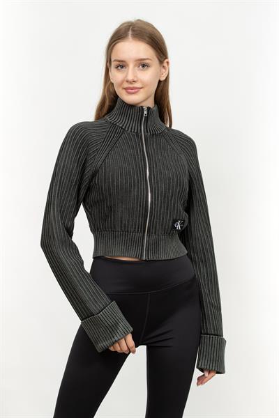 Calvin Klein Washed Monologo Kadın Hırka