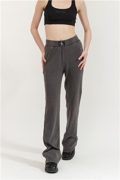 Calvin Klein Washed Rib Woven Label Kadın Eşofman Altı