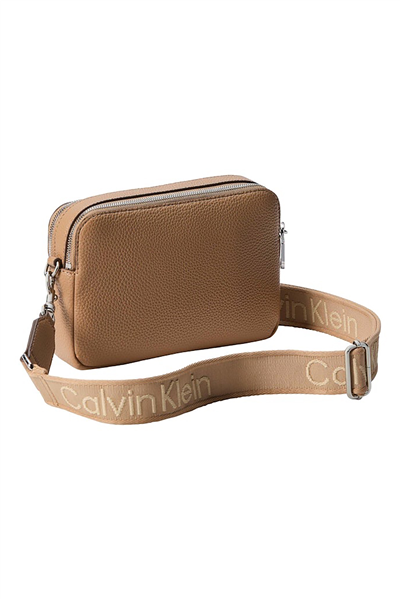 Calvin Klein Webbing 2X Strap Camera Bag Kadın Mini Omuz Çantası