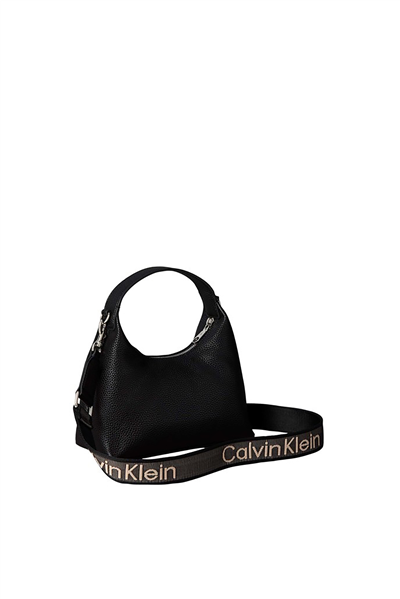 Calvin Klein Webbing Strap Small Bag Kadın Mini Omuz Çantası Siyah