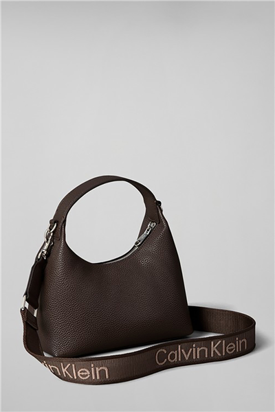 Calvin Klein Webbing Strap Small Bag Kadın Mini Omuz Çantası Kahverengi