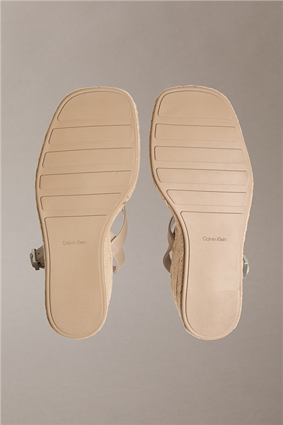 Calvin Klein Wedge Espad 70 Webbi Kadın Espadril Gri