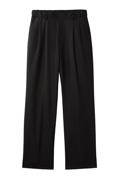 Calvin Klein Wide Viscose Blend Half Elastic Erkek Pantolon Siyah