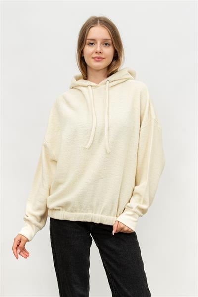 Calvin Klein Wool Blend Kadın Kapüşonlu Sweatshirt