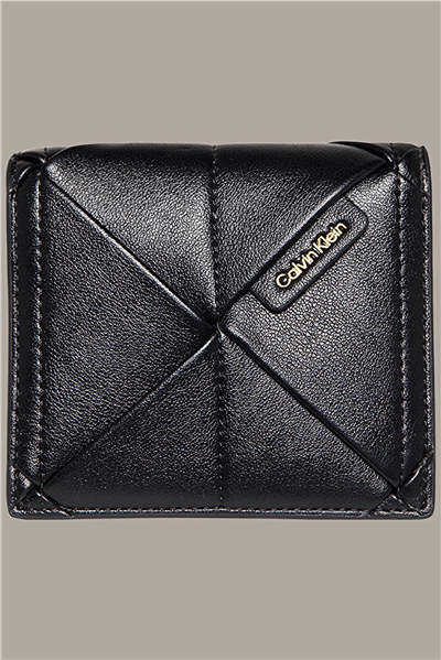 Calvin Klein Woven Flap Card Case Kadın Kartlık Siyah