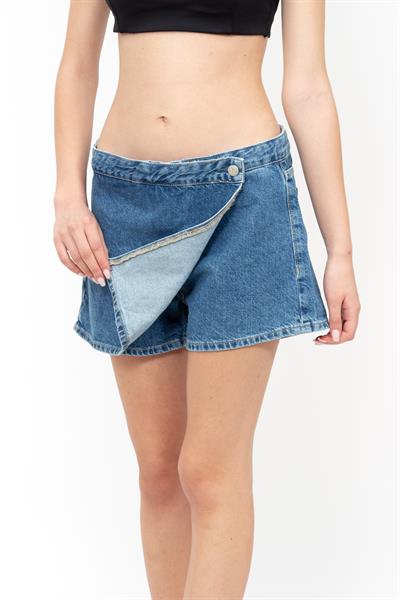 Calvin Klein Wrap Skort Kadın Penye Şort