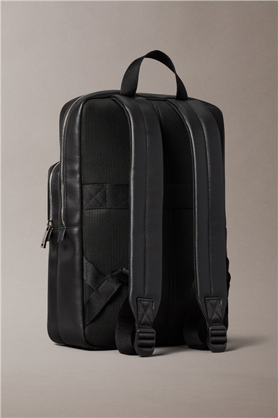 Calvin Klein Xl Emblem Aop Emboss Round Backp Erkek Sırt Çantası Siyah